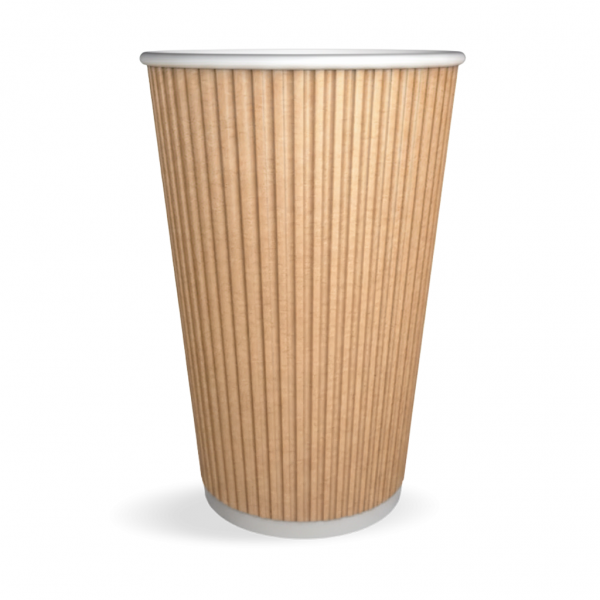 22oz Ripple Wall Karton Bardak