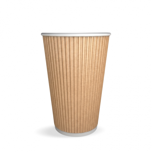 16oz Ripple Wall Karton Bardak